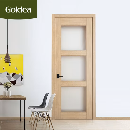 Niedriger Preis, fertige Holztür aus China im italienischen Stil, Krankenhaustür aus weißem Holz