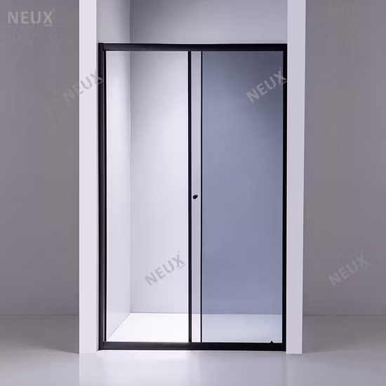 Factory Price Bathroom Aluminium Profile Sliding Tempered Glass Partition Shower Door