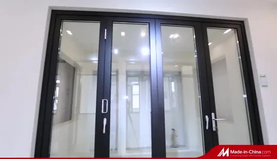 Powder Coating Manufacturer Aluminum Double Glass Custom Sliding Doors
