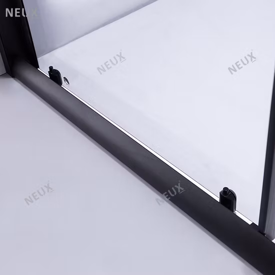 Factory Price Bathroom Aluminium Profile Sliding Tempered Glass Partition Shower Door