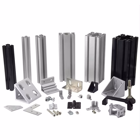 6061/6063/6000 Series Aluminium/Aluminum Alloy Extruded/Extrusion Profile Sliding Door Window Frame Industrial Powder Coat Wood Grain Oxidation Anodized OEM ODM