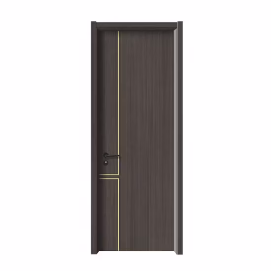 Bündige Holzschiebetür für den Innenbereich mit WPC-Rahmen